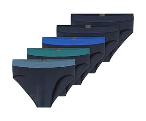 Schiesser Single-Jersey Herren-Slip im 5er-Pack 6 marine
