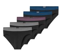 Schiesser Single-Jersey Herren-Slip im 5er-Pack 6 schwarz