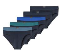 Schiesser Single-Jersey Herren-Slip im 5er-Pack 9 marine