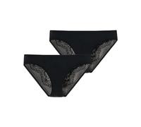 Schiesser Slip Damen schwarz, 38