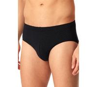 Schiesser Slip Herren Baumwolle schwarz gemustert, 4 (S)
