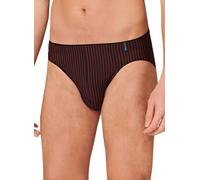 Schiesser Slip Herren Viskose braun gestreift, 7 (XL)