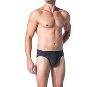 Schiesser Slip Herren Viskose schwarz gestreift, 4 (S)
