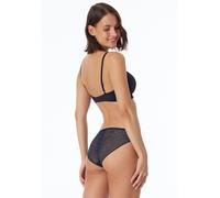 Schiesser Damen Slip Invisible Lace Microfaser-Spitze Nachtblau Größe 42