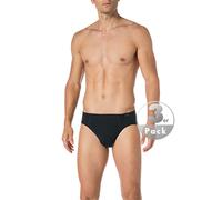 Schiesser Slip mit Stretch-Anteil im 3er-Pack in Dunkelblau, Größe L, Artikelnr. 1391764L Dunkelblau L 95% Baumwolle, 5% Elasthan