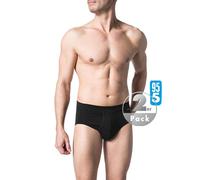 Schiesser Slips Herren Baumwolle schwarz, 7 (XL)