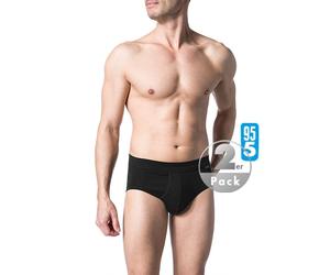 Schiesser Slips Herren Baumwolle schwarz, 7 (XL)