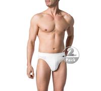 Schiesser Slips Herren Baumwolle weiß, 4 (S)