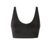 Schiesser Damen Soft-BH Classic Seamless mit herausnehmbaren Pads Schwarz M