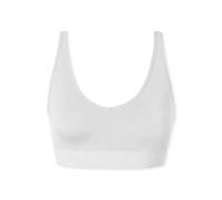 Schiesser Damen Soft BH mit Herausnehmbaren Pads Nahtlos - Classic Seamless,Weiss_181106,L