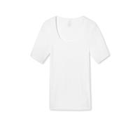 Schiesser Damen Spenzer 1/2 Arm Unterhemd, Weiß (100-weiss), 42