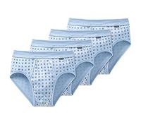 Schiesser Sportslip Essentials Cotton Feinripp Doppelpack Muster blau Größe M