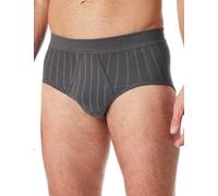 Sportslip mit Eingriff gestreift anthrazit - Fine Interlock 8