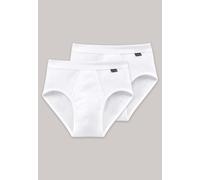 Schiesser Herren Slip - 2er-Pack Essentials weiss Gr. 6