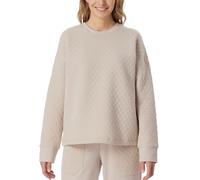 Schiesser Sweatshirt Jersey-Quiltstoff und Sweatware beige - Mix+Relax für Damen 40