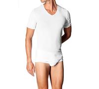 Schiesser Herren Shirt 1/2 Arm Classic Feinripp (Farbe: weiß / Größe: 6 (L))