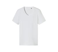 Schiesser T-Shirt V-Ausschnitt Premium Cotton Kurzarm (95% Bio-Baumwolle) Unterwäsche weiss Herren, Größe 5