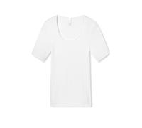 Schiesser Damen Spenzer 1/2 Arm Unterhemd, Weiß (100-weiss), 42
