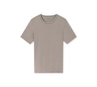 SCHIESSER - T-Shirt Rundhals braungrau - Gr. - 48