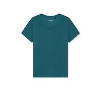 SCHIESSER - T-Shirt V-Ausschnitt grün - Gr. - 42