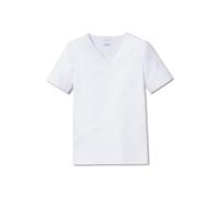 SCHIESSER - T-shirt V-Ausschnitt weiss - Gr. - 5