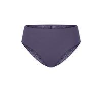 Schiesser Slip Invisible Soft Lace - nahtlos, Single Jersey, Spitze hinten - Damen 44 Indigo
