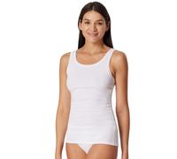 Schiesser Tank-Top Pure Rib Unterwäsche weiss Damen, Größe 36
