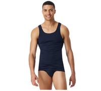 Schiesser Top mit U-Ausschnitt Modell 'Ludwig' in Dunkelblau, Größe M