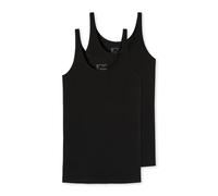 Schiesser Tanktop Damen Jersey schwarz, 38