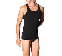 SCHIESSER ärmelloses Shirt Rundhals Original Classics Feinripp schwarz X5L