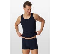 Schiesser Tanktop Herren marine, 5