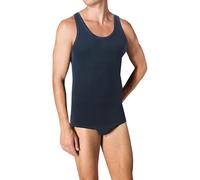 Schiesser Tanktops Herren Baumwolle blau, 6 (L)