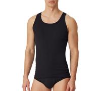 Unterhemd SCHIESSER "Original Classics", Herren, Gr. 8, N-Gr, schwarz (000, schwarz), Obermaterial: 95% Baumwolle, 5% Elasthan, unifarben, eng, Rundhals, Unterhemden Unterhemd, mit etwas längerer Rück