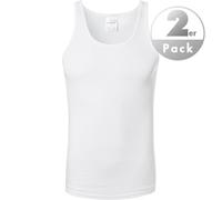Schiesser Tanktops Herren Baumwolle weiß, 6 (L)