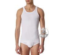 Schiesser Tanktop aus Baumwolle im 2er-Pack in Weiß, Größe XXL, Artikelnr. 4022268XXL Weiß XXL Herren