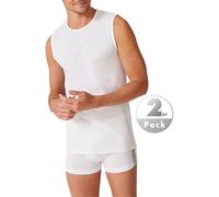 Schiesser Herren 95/5 Organic Cotton Unterhemd Mit Breiten Träger Rundhals Unterwäsche, Weiß, XXL EU