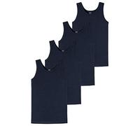 Schiesser - Teens Boys - 95/5 Multipacks - Unterhemd - 173538-4er Spar-Pack (140 Nachtblau)