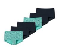 Schiesser - Teens Girls - 95/5 Organic Cotton - Shorts - 6er Pack (152 Blau/Mint)