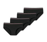 Schiesser - Teens Girls - Long Life Cotton - Panties - 176146-4er Spar-Pack (164 Schwarz)