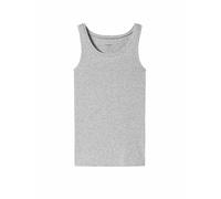 Schiesser Tanktop Pure Rib Organic Cotton Grau meliert Damen Größe 40