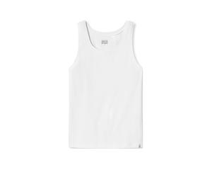 SCHIESSER Trägershirt - Unterhemd Long Life Soft weiss | S