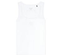 Unterhemd SCHIESSER "Schiesser 150 Years", Damen, Gr. 38, N-Gr, weiß (100, weiß), Doppelripp, Obermaterial: 90% Baumwolle, 10% Elasthan, Unterhemden Unterhemd, tiefer Rundhalsausschnitt, Doppelripp, B