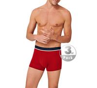 Schiesser Unterwäsche Boxershorts 95/5 Webgummibund rot/blau/grau meliert Herren - 3 Stück, Größe 5