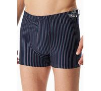 Schiesser Trunks Herren Baumwolle blau gestreift, 6 (L)