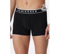 Schiesser Trunks Herren Baumwolle schwarz, 5 (M)