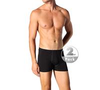 Schiesser Trunks Herren Baumwolle schwarz, 6 (L)