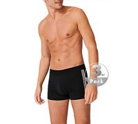 Schiesser Trunks Herren Baumwolle schwarz, 8 (XXL)