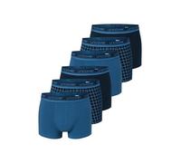 Schiesser Uncover by Herren Trunk Cotton Serie 6-Pack Boxershorts Unterhose Baumwollmix elastisch bequem sportlich atmungsaktiv Alltag Freizeit