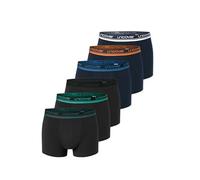 Schiesser Uncover by Herren Trunk Cotton Serie 6-Pack Herren Boxershorts Unterhose Baumwollstretch bequem elastisch atmungsaktiv Alltag Freizeit