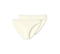 Schiesser Uncover Damen Tai-Slip 2-Pack - Off-White - Größe XXL